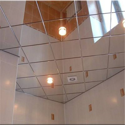 el techo de acero inoxidable 600x600 teja endecha llana del espejo del modelo en teja acústica del techo